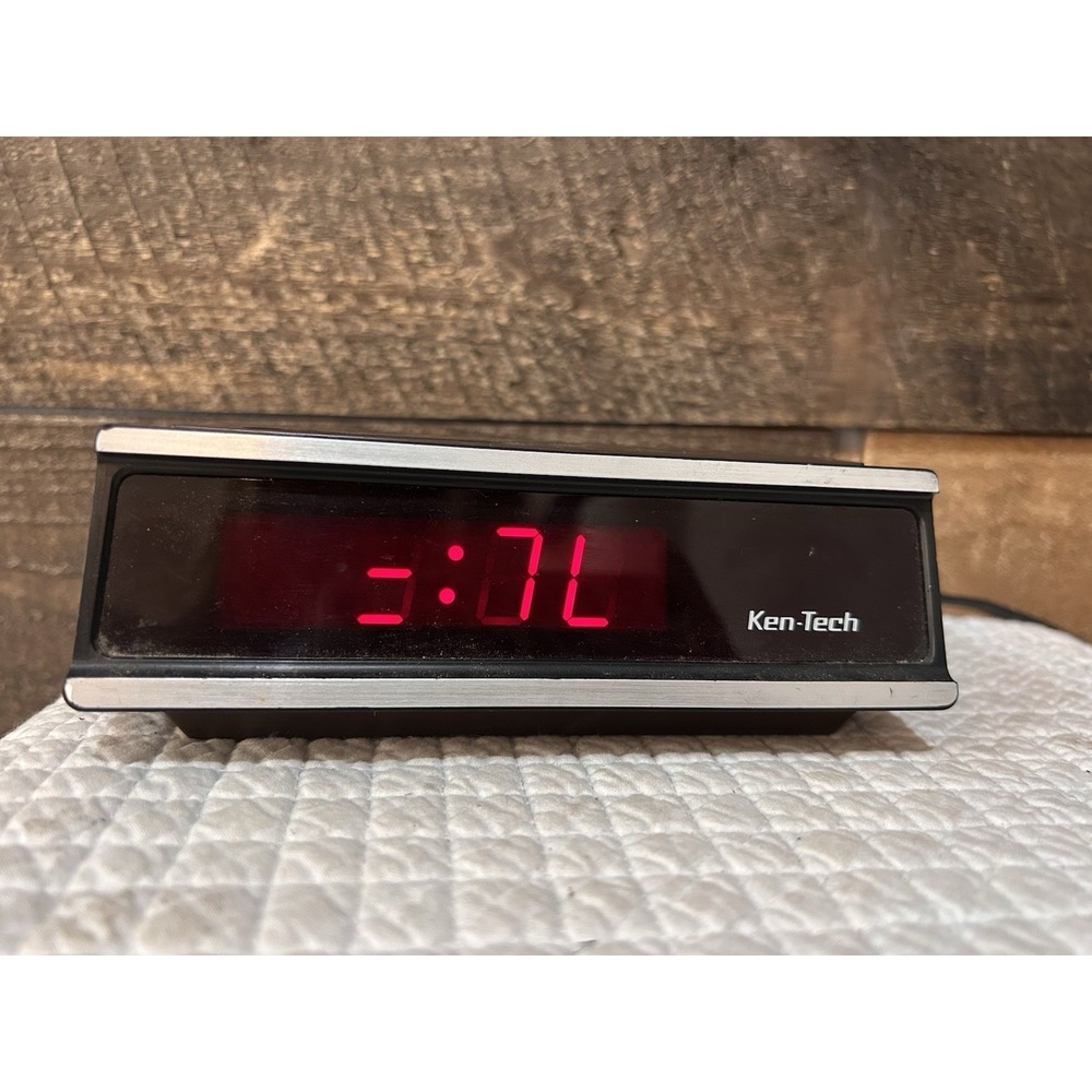Vintage Ken-Tech T-2090 Alarm Clock Tested